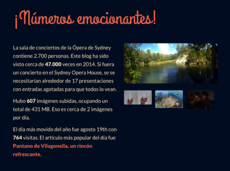 Estadísticas 2015 de La Ecocosmopolita Visitas a La Ecocosmopolita en 2015