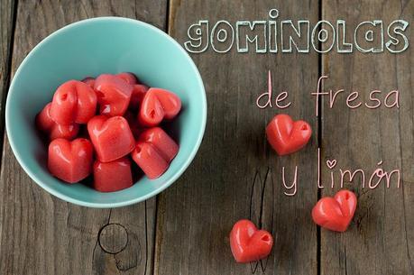 Receta de gominolas de fresa y limón