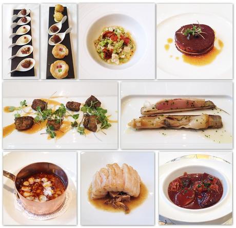 Algunos de los platos del menú de las jornadas de casquería en el Mesón de Doña Filo