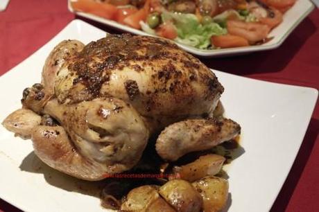 pollo y1 Pollo asado con mostaza Antigua.