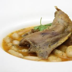 Alubias con perdiz