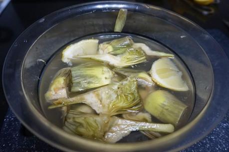 Reto recetas sanas- Guiso de alcachofas