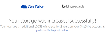 Hasta 100 Gb gratis con OneDrive (y 2Gb en Google Drive)