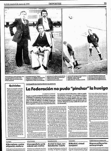 Mas de 300.000 futbolistas no jugaron y todo puede ir a peor / Recuerdo de la primera huelga del fútbol en España