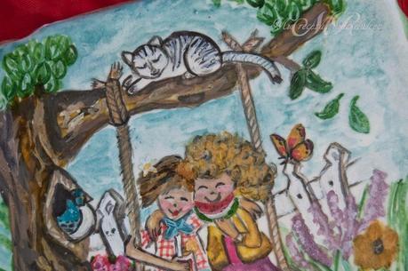 GALLETA DE LA AMISTAD, PINTAD A MANO