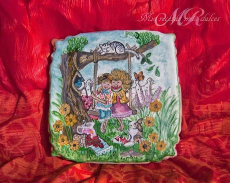 GALLETA DE LA AMISTAD, PINTAD A MANO