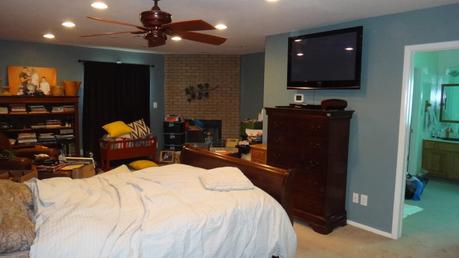 ANTES/DESPUÉS DE UN DORMITORIO DE MATRIMONIO CON BAÑO MUY ELEGANTE