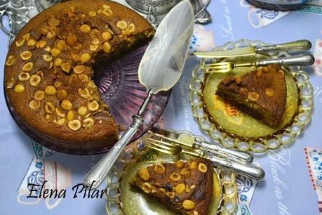 Pastel de canela y Nutella