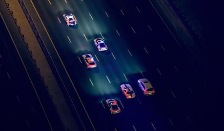 convoy-Los-coches-de-la-policia-de-Dubai