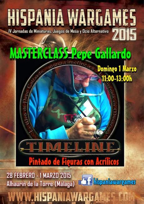 5 carteles para 4 clases magistrales en las Hispania Wargames(Y una presetación)