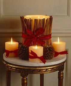 Decoración navideña para el salón