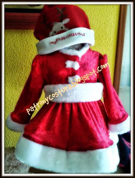 vestido Santa Claus bebé -tema 71