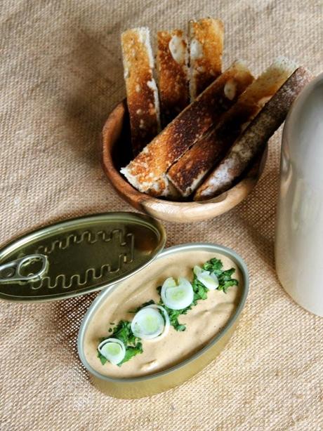 receta: paté de mejillones en escabeche