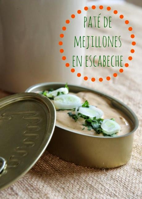 receta: paté de mejillones en escabeche
