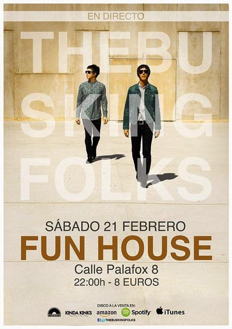 OS PRESENTAMOS EL NUEVO SINGLE THE BUSKING FOLKS Y EN CONCIERTO ESTE SÁBADO