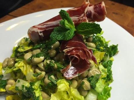 Ensalada de habas a la menta. Proyecto Roca.