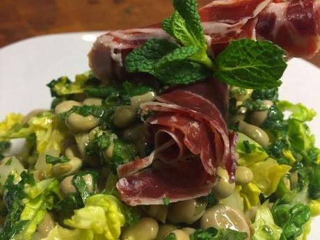 Ensalada de habas a la menta. Proyecto Roca.