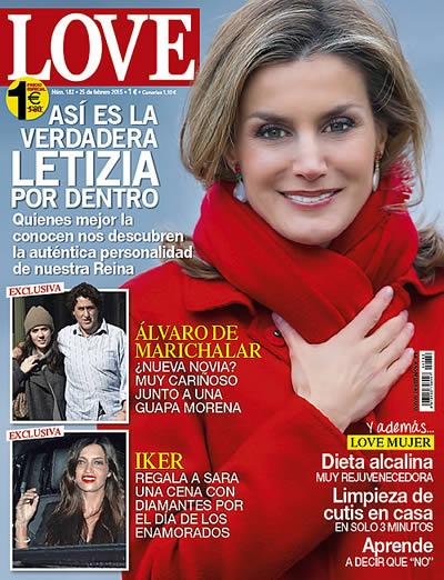 La Reina Letizia en la portada de la revista Love