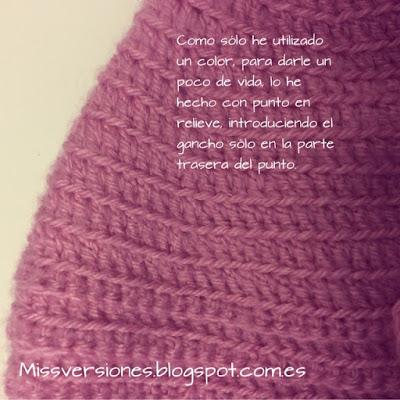 Patrón capota de ganchillo