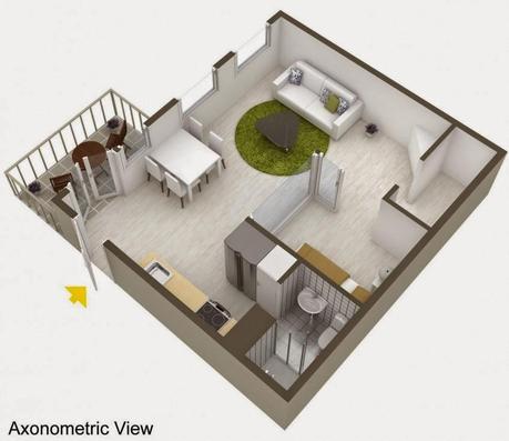 La mezcla entro urbano y nórdico