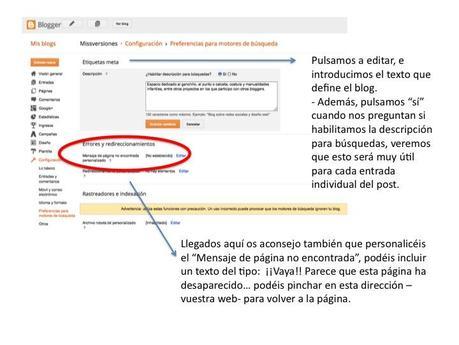 Cómo incluir la descripción de Etiquetas Meta en Blogger Cómo configurar las etiquetas Meta