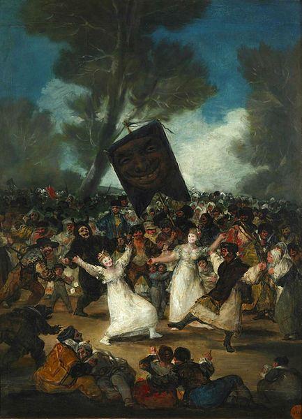 El entierro de la sardina, Goya