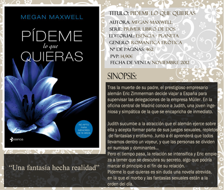 Mamá quiero ser Escritor: Megan Maxwell (SORTEO)