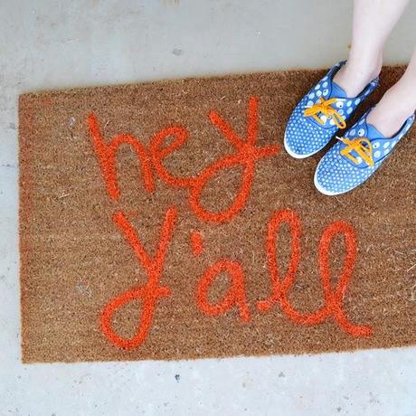 DIY: una alfombra nueva en un momento!
