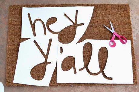 DIY: una alfombra nueva en un momento!