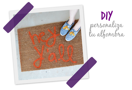 DIY: una alfombra nueva en un momento!