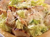 Pizza ensalada César pollo