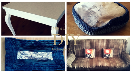 4 DIY de decoración hechos para mi hogar reciclando Te presento mis últimos 4 diy de reciclaje y decoración de hogar e interiores que he echo para mi casa y te explico cómo los he echo.