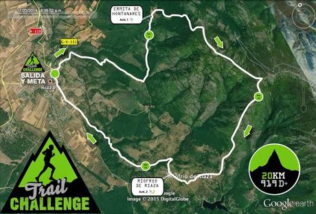 Track riaza trail challenge 2015 20km