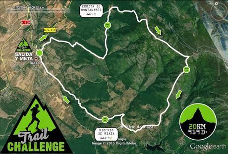 Track riaza trail challenge 2015 20km Track riaza trail challenge 2015 20km