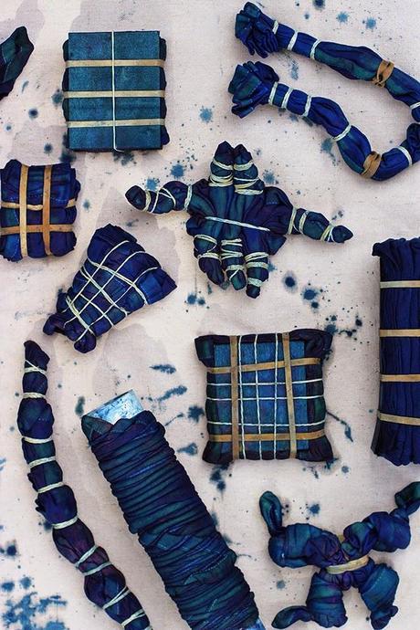 Estampados étnicos tendencia 2015 DIY Shibori