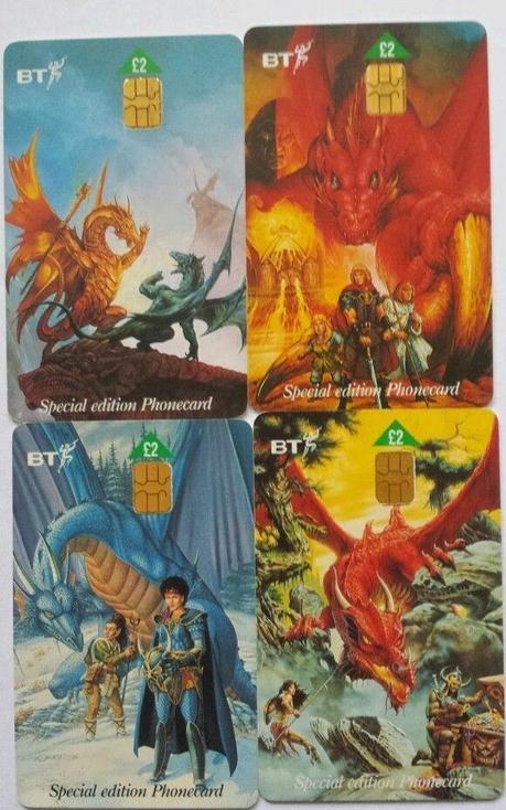 Tarjetas de llamada de BT para Dragonlance y Lankhmar(AD&D)