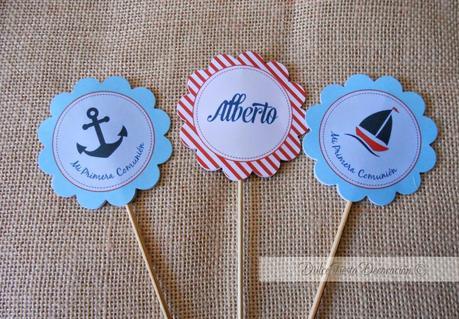 Decoración personalizada Comunión Marinero Decoración personalizada Comunión Marinero