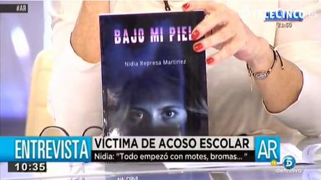 Nidia Represa y su libro ‘Bajo mi piel’ en El programa de Ana Rosa (Telecinco)