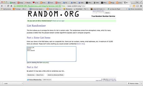 Ganadora del concurso del libro Amante Oscuro