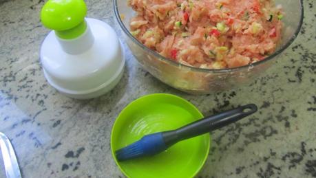 Hamburguesas con verduras