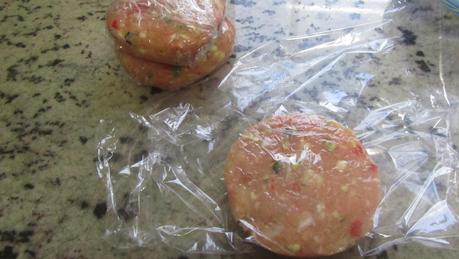 Hamburguesas con verduras