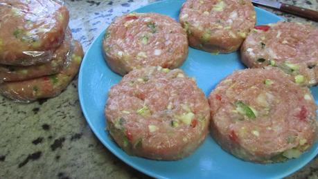 Hamburguesas con verduras