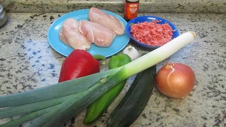 Hamburguesas con verduras