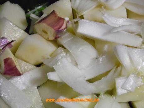 Conejo Cocinado en Bolsa de Horno