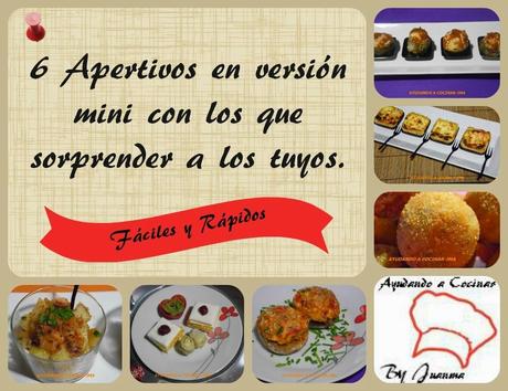 6 Aperitivos en versión mini