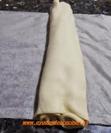 Palmeritas de crema y chocolate