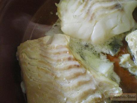 Bacalao confitando