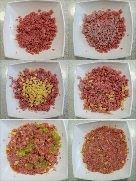 Receta filetes rusos rellenos