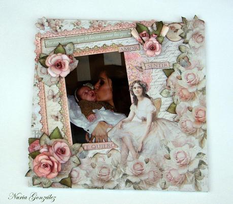 3º taller de Scrapbook,Layout Vintage Dayka