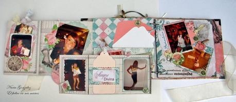 Álbum de Scrapbook para una despedida de soltera